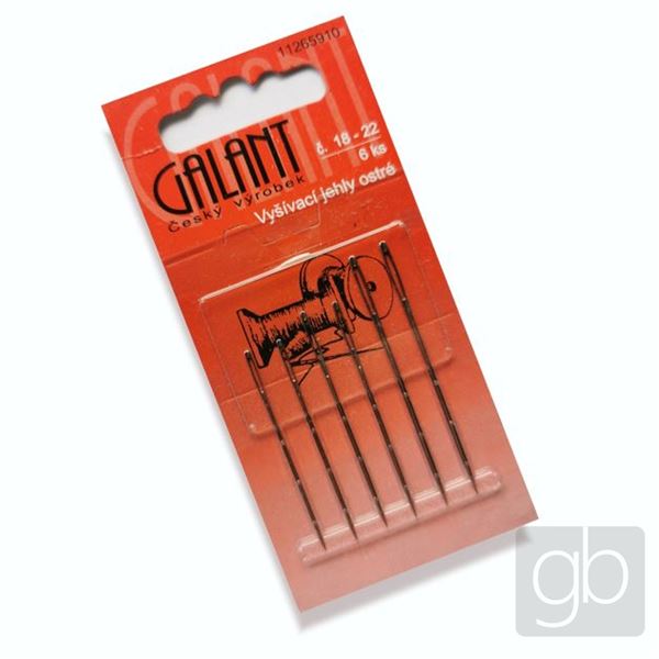 Vy��vac� jehly ostr� �. 18 a�  22 - 6 ks