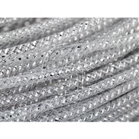 Pruná návleková síka MESH TUBING 4 mm Bílá K1409