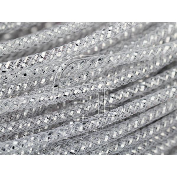 Pru�n� n�vlekov� s�ka MESH TUBING 4 mm B�l� K1409