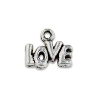 Pívsek LOVE (12 x 7 mm) Starostíbro