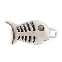 Pívsek 18x8 mm rybí kost Platina