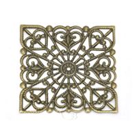 Filigrán spojovací 40x40 mm Staromosaz