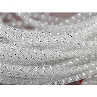 Pruná návleková síka MESH TUBING 4 mm Bílá K224