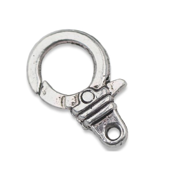 Karabinka ozdobn� bi�utern� zap�n�n� 18,5 x 12 mm STAROST��BRO