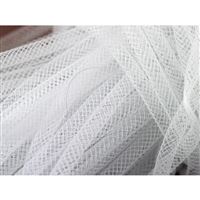 Pru�ná návleková sí�ka MESH TUBING 8 mm Bílá K2277