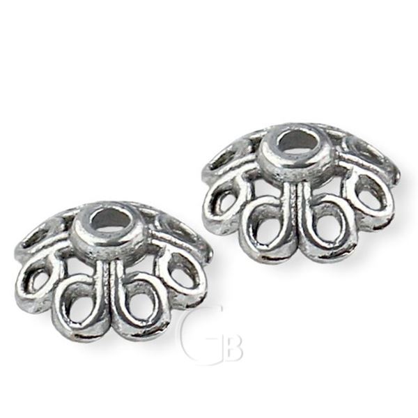 Kapl�k ozdobn� 10,8x4 mm Platina K2386