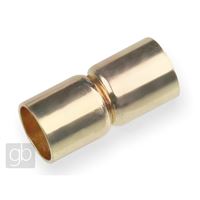 Magnetické zapínání 20x9 mm (otvor 8 mm) zlatá