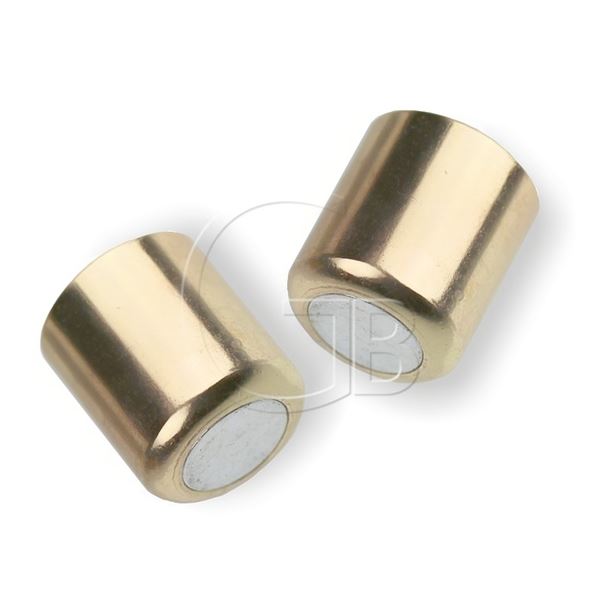 Magnetick zapnn 20x9 mm (otvor 8 mm) zlat