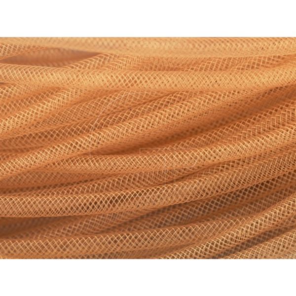 Pru�n� n�vlekov� s�ka MESH TUBING 4 mm Lososov� K704