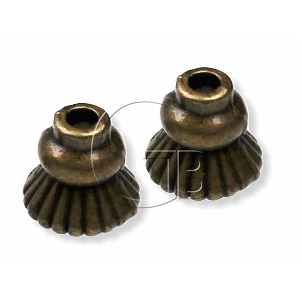 Kaplk zdoben 7x6 mm -Staromosaz-K969