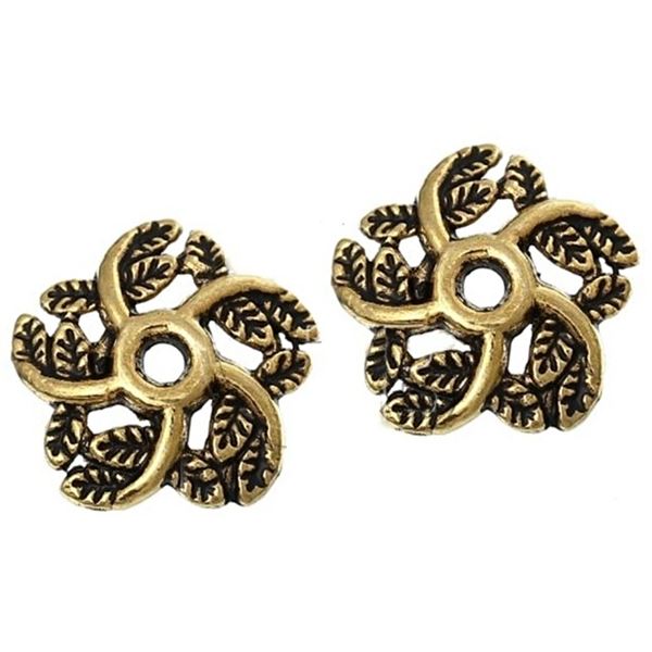 Kapl�k zdoben� starozlat� 11 mm -KAPL002-K1730