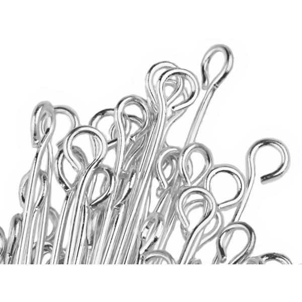 Ketlovac� jehly ST��BRN� 20 mm 15 ks