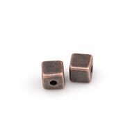 Korálky kovové Starom 4 x 4 mm (otvor 1 mm)