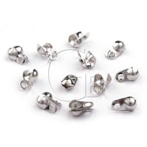 Kaloty 3,9x2,7 mm /10ks Platina