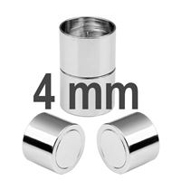 Magnetické zapínání PLATINA Chirurgická ocel 4 mm