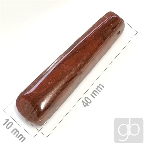  Jaspis brekciov - vrtan 40 x 10 mm MI013
