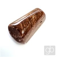 Jaspis brekciový - vrtaný 15,6 x 8,8 mm MI027