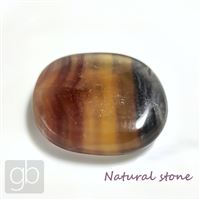 Fluorit pruhovaný placka 40 x 33 x 10 mm