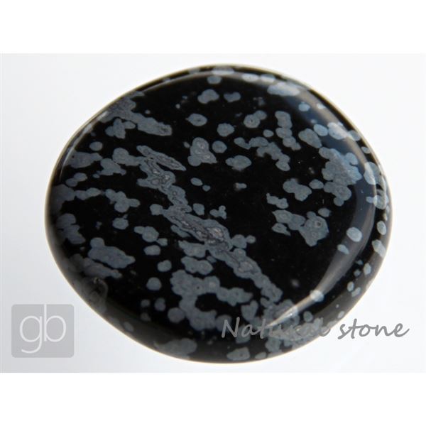 Obsidian oblkov - placka (37,9x36,4x10,2 mm) 