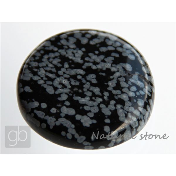 Obsidian oblkov - placka (38,3x36,8x9,8 mm)  