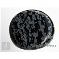 Obsidian obláčkový - placka (37,7x37,3x11,2 mm) 