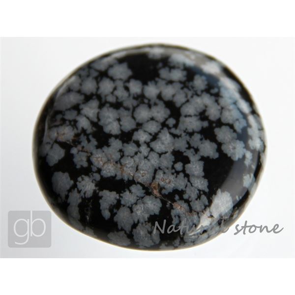 Obsidian oblkov - placka (39,7x39x9,5 mm) 