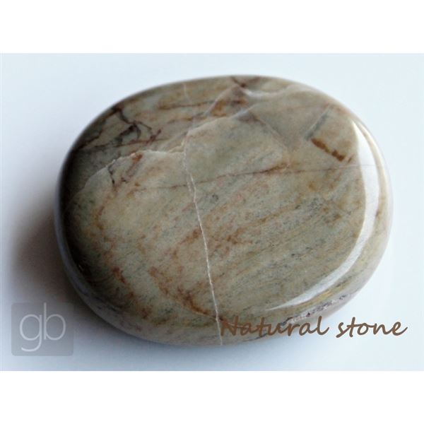 Jaspis stbrn - Placka (42,1x39,2x11,9 mm)     