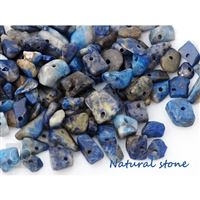 Lapis lazuli zlomky vrtané 20 g