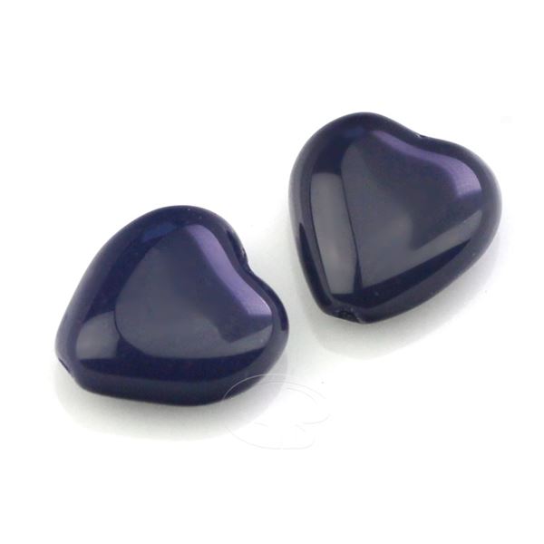 SRDCE 11x11 mm Modr� 2ks