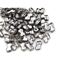 ZET BEADS dvoudírkové korálky 5x6 mm �edá (70110/27401)