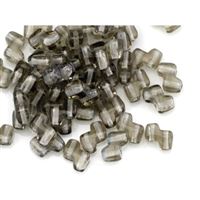 ZET BEADS dvoudírkové korálky 5x6 mm �edá (40020) 