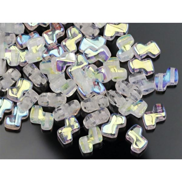 ZET BEADS dvoudrkov korlky 5x6 mm ir (00030/28701)