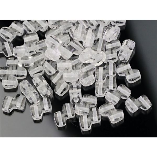 ZET BEADS dvoudrkov korlky 5x6 mm ir (00030)