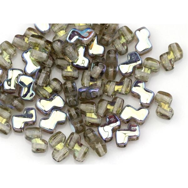 ZET BEADS dvoud�rkov� kor�lky 5x6 mm Zelen� (40020/28701) MP00022
