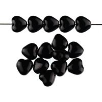 SRDCEkorálky 6x6 mm -�erná(23980)-MP00051