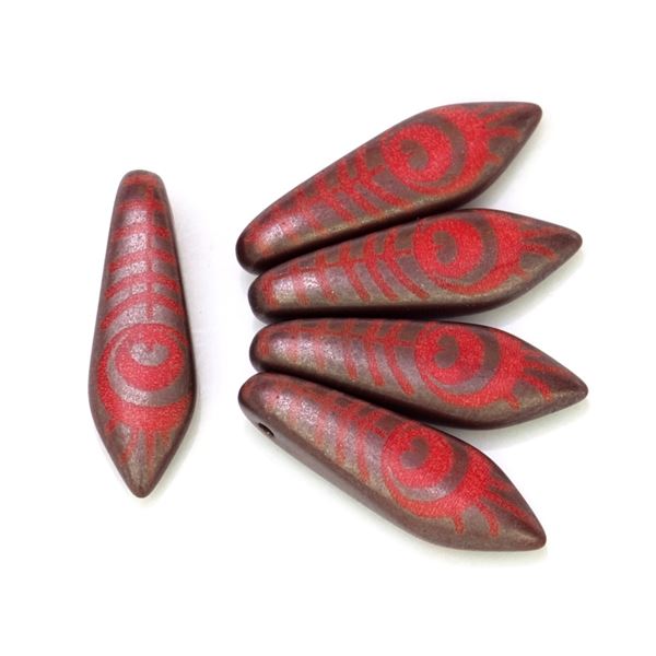 Kor�lky Laser Tatoo JAZ��KY �erven� MPL129