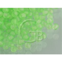 Kulička korálky mačkané 3 mm-Zelená neon-MP_208