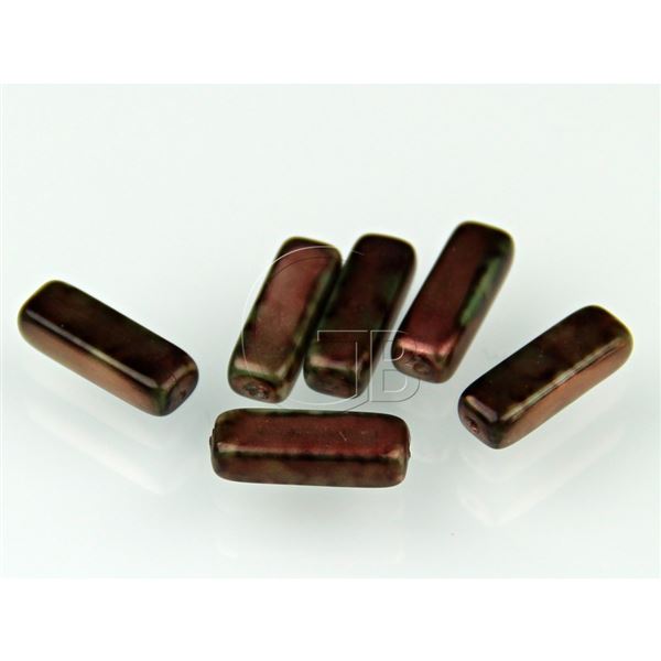 Kor�lky sklo Voskovky 15x5 mm 3 ks Hn�d�