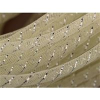 Pruná návleková síka MESH TUBING 8 mm Béová K1417