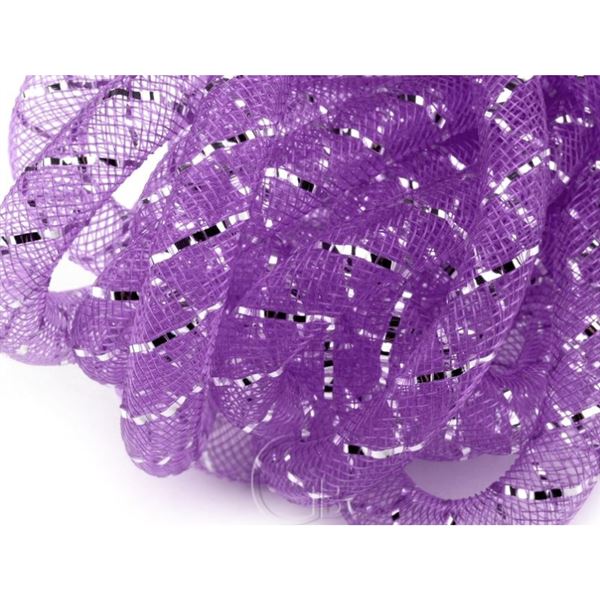 Pru�n� n�vlekov� s�ka MESH TUBING 8 mm Fialov� K2434XL