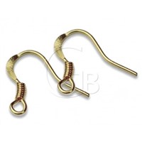 Afroháek s pruinkou zlatá 2 ks