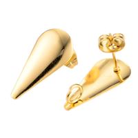 Náu�nice puzety Chirurgická ocel 20x9 mm Zlatá