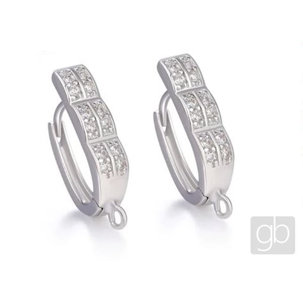 Nunicov zapnn se zirkony uzaven  18 x 11  mm