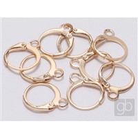 Náunicové zapínání uzavené 12 mm Zlaté light