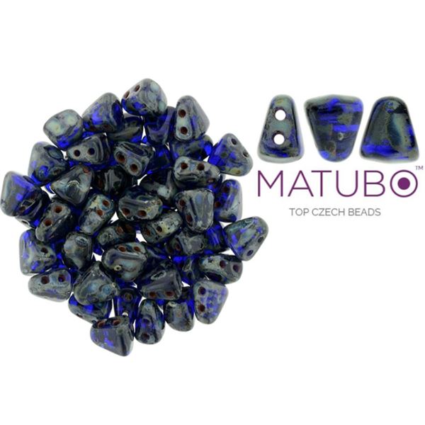 MATUBO NIB-BIT 6 x 5 mm Modr travertin (30090-86805)