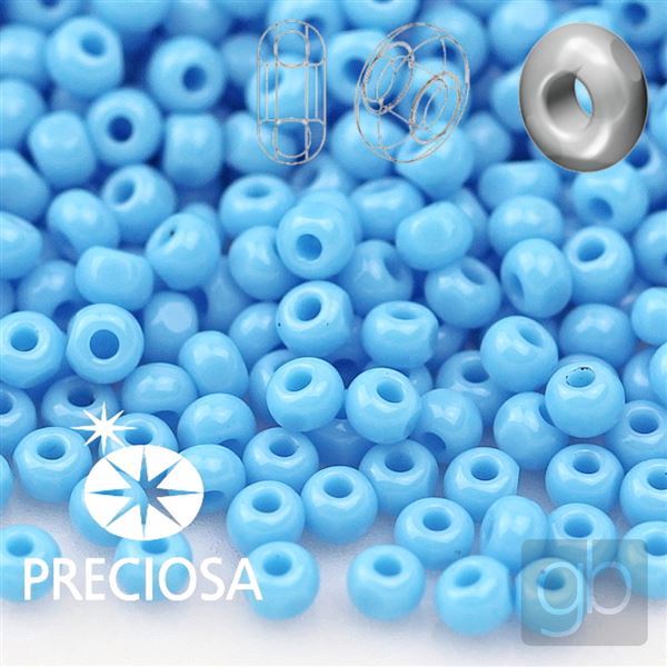 Preciosa CHARLOTTE 11/0 2,1 mm Modr 63020 20 g