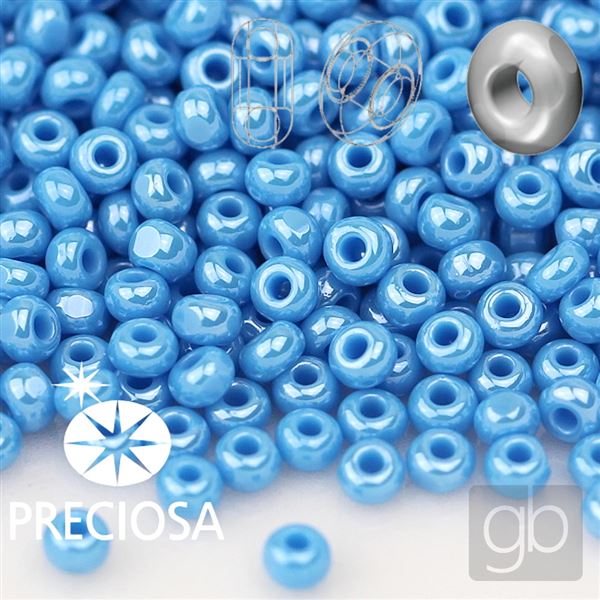 Preciosa CHARLOTTE 11/0 2,1 mm Modr 68050 20 g