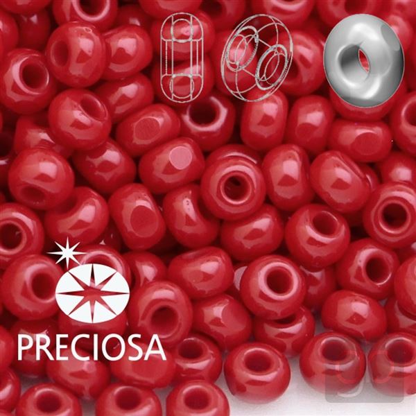 Preciosa CHARLOTTE 11/0 2,1 mm �erven� 93210 20 g