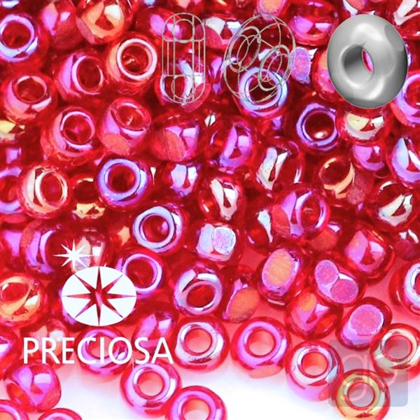 Preciosa CHARLOTTE 11/0 2,1 mm �erven� 91090 50 g