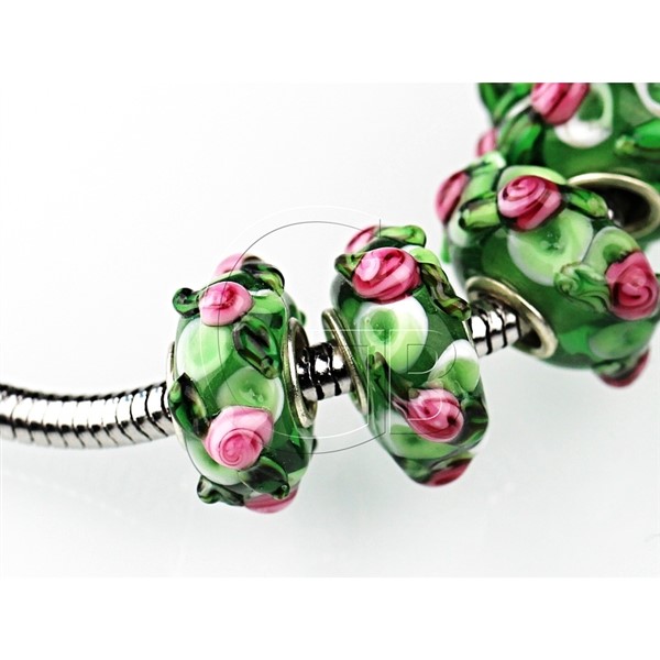 Vinut� kor�lky otvor 6 mm Zelen� PDR1